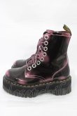 画像2: Dr.Martens （Getta Grip） / JADON MAX 8ホールブーツ UK6(約25cm) ブラックピンク H-26-02-02-1001-PU-SH-KB-ZH (2)