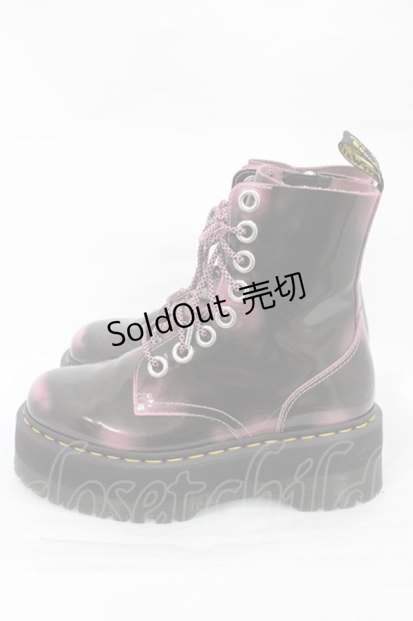 画像2: Dr.Martens （Getta Grip） / JADON MAX 8ホールブーツ UK6(約25cm) ブラックピンク H-26-02-02-1001-PU-SH-KB-ZH (2)