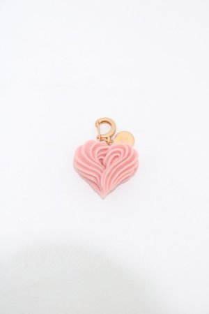 画像: Q-pot. / グレースハートマカロンチャーム  ピンク H-26-02-02-1007-QP-ZA-KB-ZH