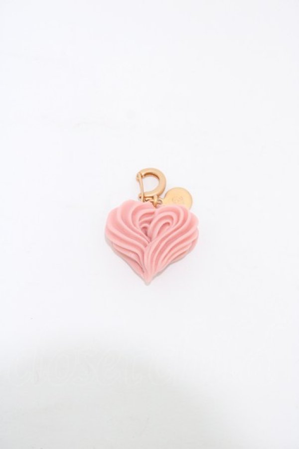 画像1: Q-pot. / グレースハートマカロンチャーム  ピンク H-26-02-02-1007-QP-ZA-KB-ZH (1)