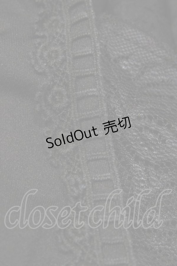 画像5: h.naoto Blood / レース切替ベビードールワンピース  ブラック H-26-02-02-1056-HN-OP-KB-ZH (5)