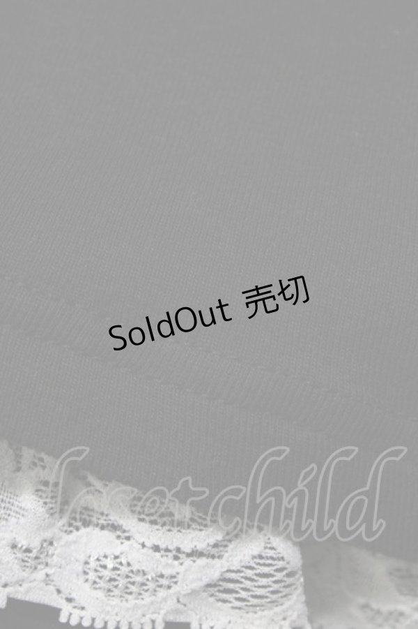 画像4: Deorart / フリルキャミソール  ブラック×ホワイト H-26-02-02-1057-PU-TO-KB-ZH (4)