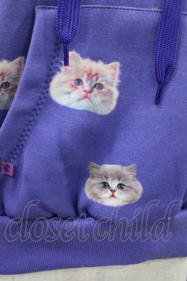 画像3: LAND by MILKBOY / CAT BUNCH HOODIES  パープル H-26-02-02-1059-MB-TO-KB-ZH (3)