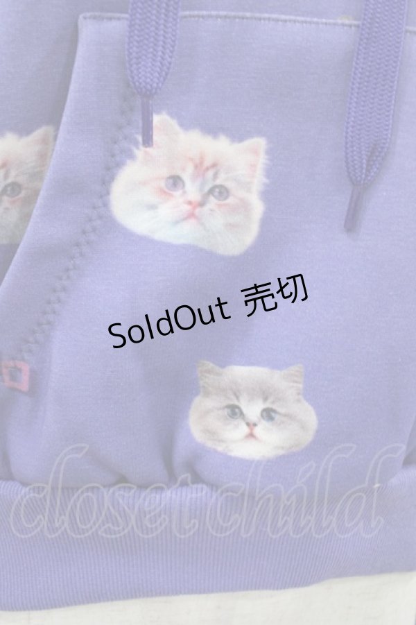 画像3: LAND by MILKBOY / CAT BUNCH HOODIES  パープル H-26-02-02-1059-MB-TO-KB-ZH (3)