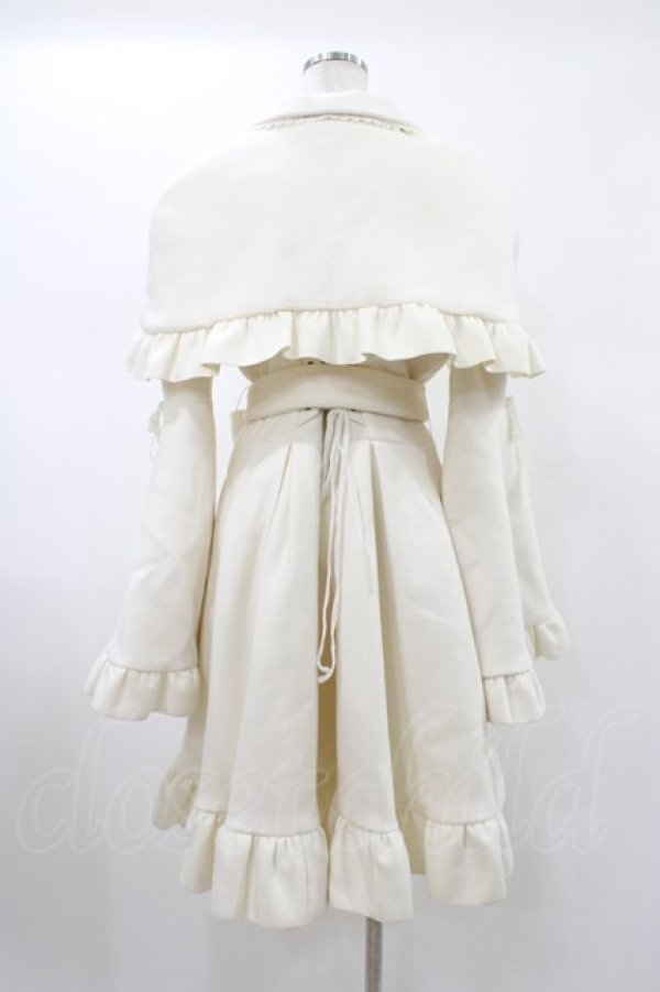 画像2: ATELIER PIERROT / Holy Night Cape Coat  ホワイト H-26-02-02-1017-EL-CO-KB-ZH (2)