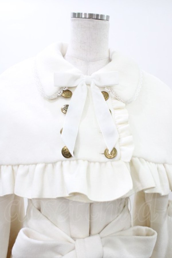 画像4: ATELIER PIERROT / Holy Night Cape Coat  ホワイト H-26-02-02-1017-EL-CO-KB-ZH (4)