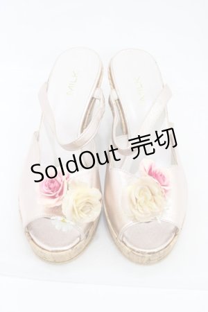 画像: MILK / ガーデンミュール L ピンクゴールド H-26-02-02-1002-ML-SH-KB-ZH