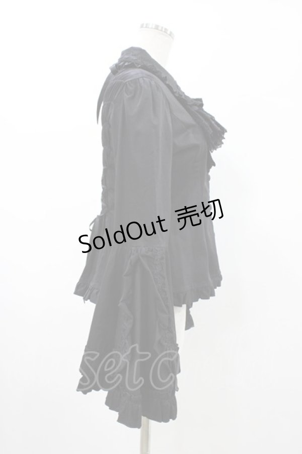 画像3: ATELIER PIERROT / -Blooming Rose- 姫袖ブラウス  ブラック H-26-02-02-1020-EL-BL-KB-ZH (3)