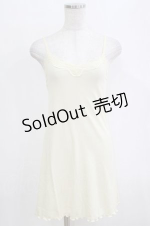 画像: Fi.n.t / レース使いテレコキャミワンピース Free CREAM H-26-02-02-062-CA-OP-NS-ZH