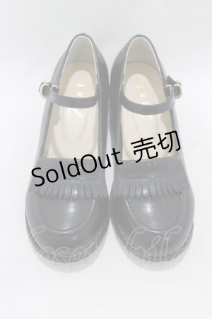 画像: Fi.n.t / ストラップローファー S/22.5~23cm BLACK H-26-02-02-064-CA-SH-NS-ZH