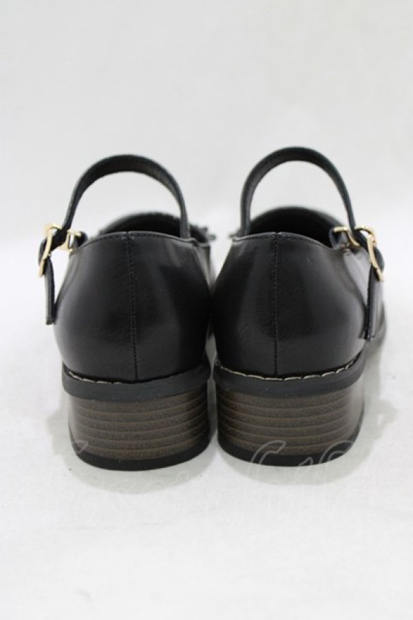 画像3: Fi.n.t / ストラップローファー S/22.5~23cm BLACK H-26-02-02-064-CA-SH-NS-ZH (3)