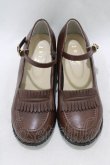 画像1: Fi.n.t / ストラップローファー S/22.5~23cm BROWN H-26-02-02-065-CA-SH-NS-ZH (1)