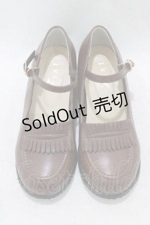 画像: Fi.n.t / ストラップローファー S/22.5~23cm BROWN H-26-02-02-065-CA-SH-NS-ZH