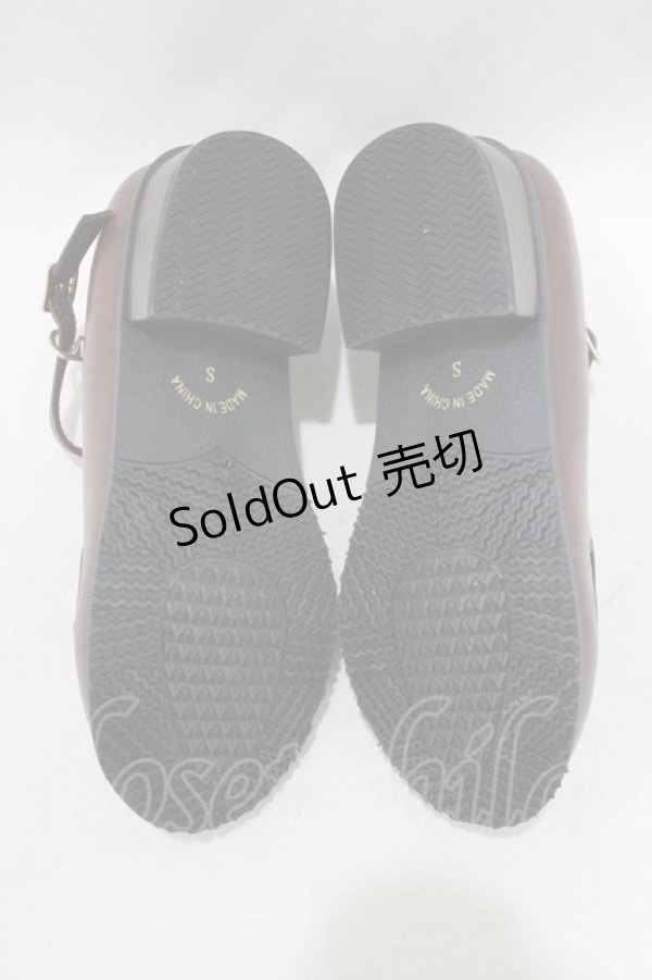 画像4: Fi.n.t / ストラップローファー S/22.5~23cm BROWN H-26-02-02-065-CA-SH-NS-ZH (4)