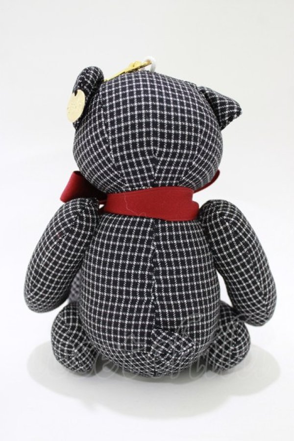 画像2: F i.n.t / オリジナルテディベアキーホルダー  ブラック/チェック H-26-02-02-066-CA-ZA-NS-ZH (2)