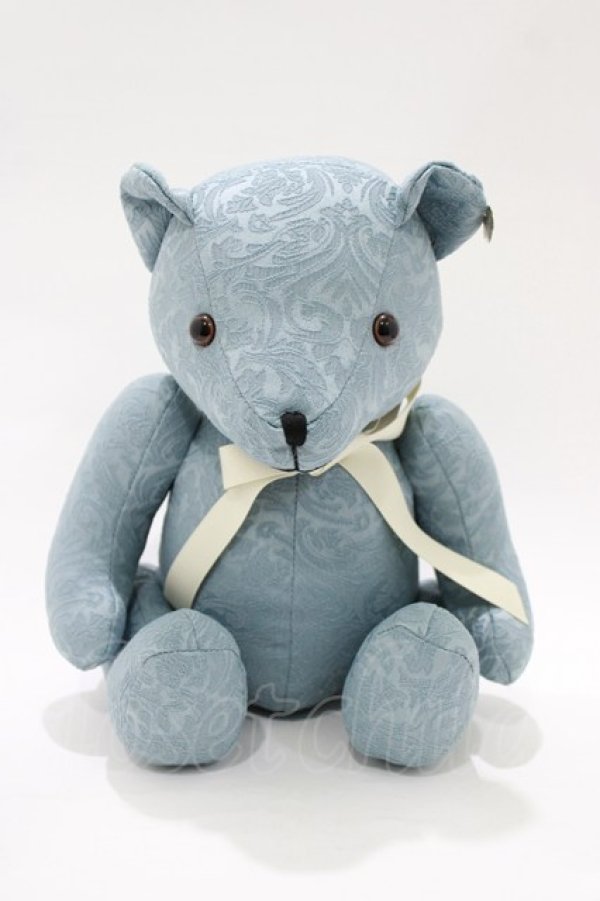 画像1: F i.n.t / オリジナルテディベア  ブルー/ジャガード H-26-02-02-067-CA-ZA-NS-ZH (1)