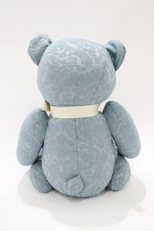 画像2: F i.n.t / オリジナルテディベア  ブルー/ジャガード H-26-02-02-067-CA-ZA-NS-ZH (2)