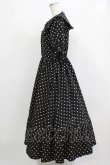 画像2: m petit by misako / ナシジドットワンピース L ブラック H-26-02-02-007-LO-OP-NS-ZH (2)
