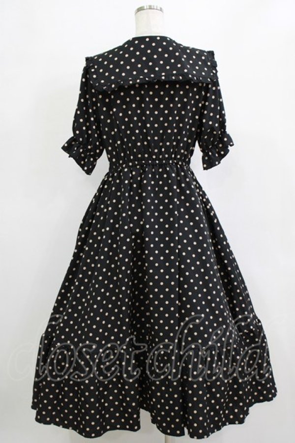 画像3: m petit by misako / ナシジドットワンピース L ブラック H-26-02-02-007-LO-OP-NS-ZH (3)