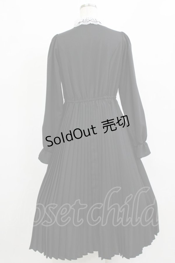 画像3: m petit by misako / AM*レースエリプリーツワンピース L ブラック H-26-02-02-008-LO-OP-NS-ZH (3)