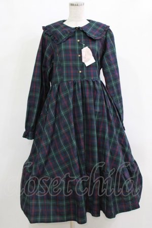 画像: m petit by misako / TT*AOKチェックOP L グリーン H-26-02-02-009-LO-OP-NS-ZH