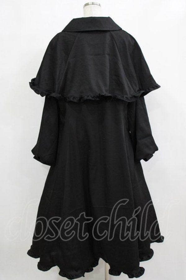 画像3: m petit by misako / TT*MSKケープコート LL ブラック H-26-02-02-011-LO-CO-NS-ZH (3)