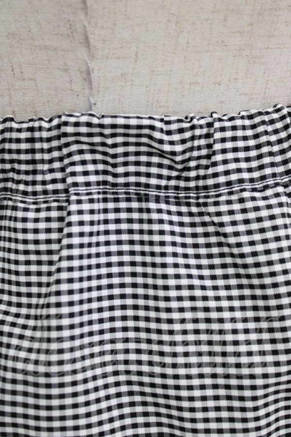 画像6: m petit by misako / NINA'S RVパニエスカート S ブラックギンガム/ブラック リバーリブル H-26-02-02-012-LO-SK-NS-ZH (6)