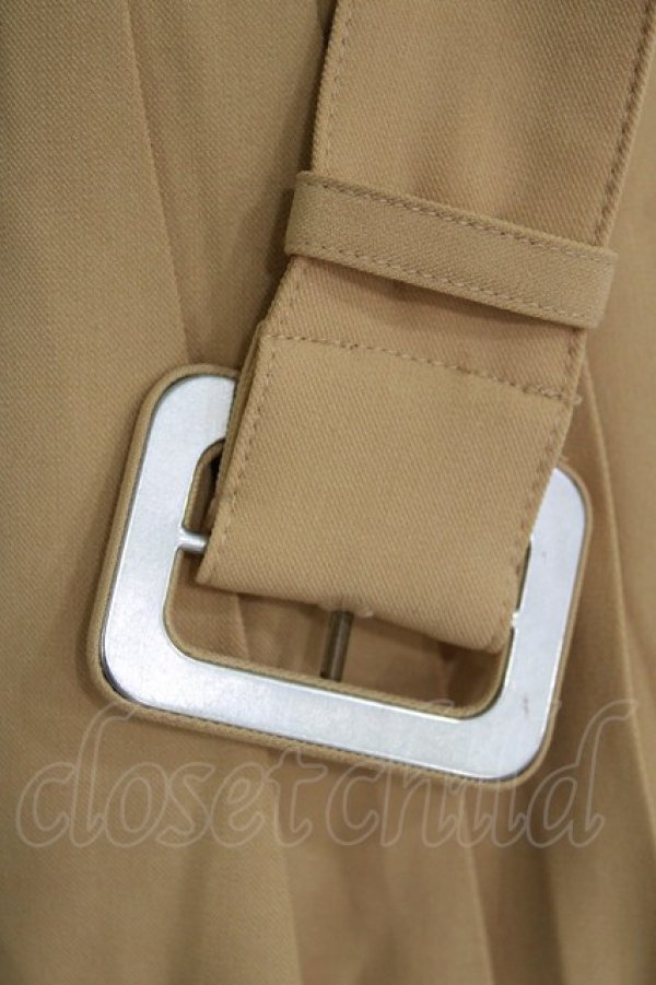 画像4: Fi.n.t / 太ベルト付きプリーツスカート Free YELLOW H-26-02-02-016-CA-SK-NS-ZH (4)