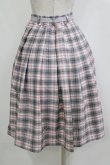 画像3: Fi.n.t / ベルト付きサマーチェックタックスカート Free LAV×WH H-26-02-02-017-CA-SK-NS-ZH (3)