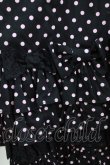 画像4: Angelic Pretty / リボントッピング ドットジャンパースカート Free ブラック/ピンク H-26-02-02-002-AP-OP-NS-ZH (4)