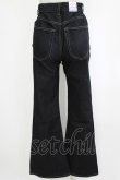 画像3: Fi.n.t / フレアーデニムパンツ M BLACK H-26-02-02-024-CA-PA-NS-ZH (3)