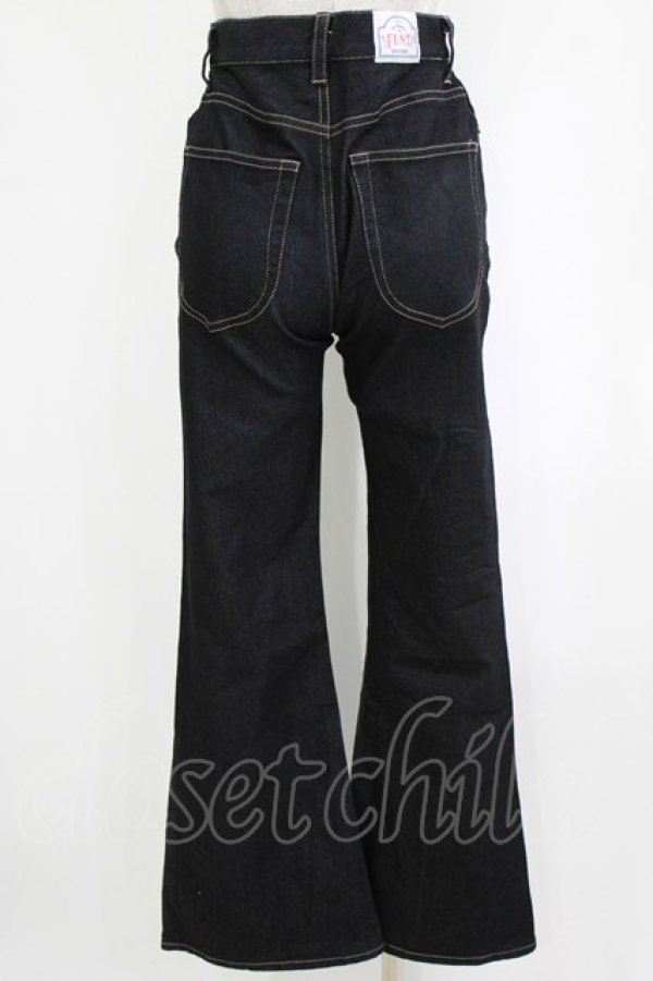 画像3: Fi.n.t / フレアーデニムパンツ M BLACK H-26-02-02-024-CA-PA-NS-ZH (3)