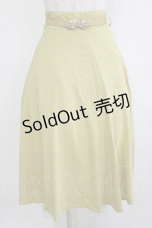 画像: an another angelus / ローズ金具ベルト付きフレアースカート Free YELLOW H-26-02-03-027-CA-SK-NS-ZH