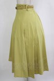画像2: an another angelus / ローズ金具ベルト付きフレアースカート Free YELLOW H-26-02-03-027-CA-SK-NS-ZH (2)