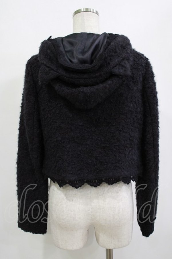 画像3: PINK HOUSE / 猫耳フードジャケット M ブラック H-26-02-03-030-LO-JA-NS-ZH (3)