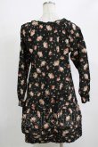 画像3: PINK HOUSE / 花柄ブラウスワンピース Free ブラック H-26-02-03-031-LO-BL-NS-ZH (3)