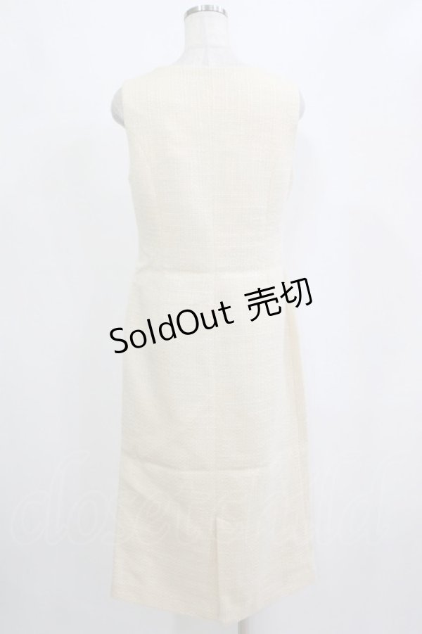 画像3: an another angelus / ゴールド釦ツイードジャンパースカート Free DREAM H-26-02-03-036-CA-OP-NS-ZH (3)