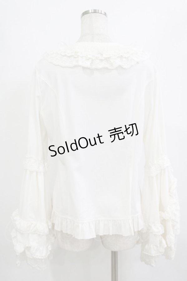 画像3: 幽 巷（海外ロリータブランド） / 姫袖ブラウス XL オフ H-26-02-03-040-PU-BL-NS-ZH (3)