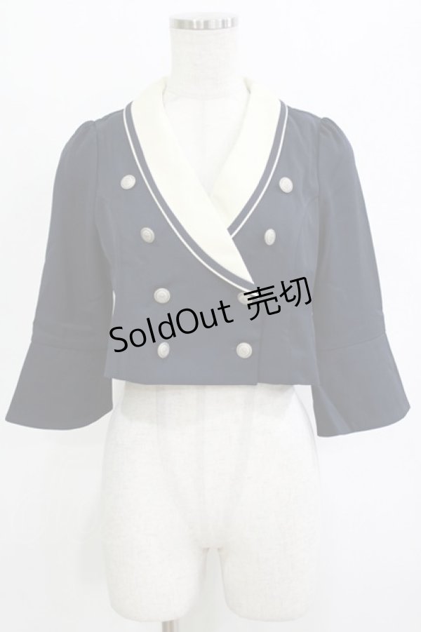 画像1: an another angelus / ショールカラーマリンジャケット Free NAVY H-26-02-03-044-CA-JA-NS-ZH (1)