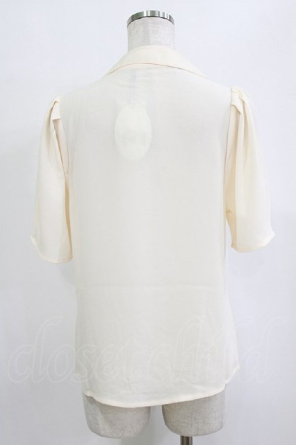 画像3: an another angelus / カンパニュラ刺繍衿ブラウス Free IVORY×PK H-26-02-03-046-CA-BL-NS-ZH (3)
