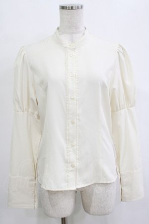 画像: Kurumi Collaboration / KRデシンジゴスリブラウス M 生成り H-26-02-03-047-GO-BL-NS-ZH