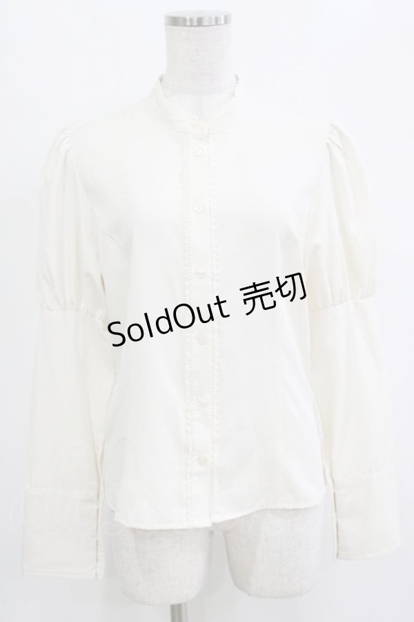 画像1: Kurumi Collaboration / KRデシンジゴスリブラウス M 生成り H-26-02-03-047-GO-BL-NS-ZH (1)