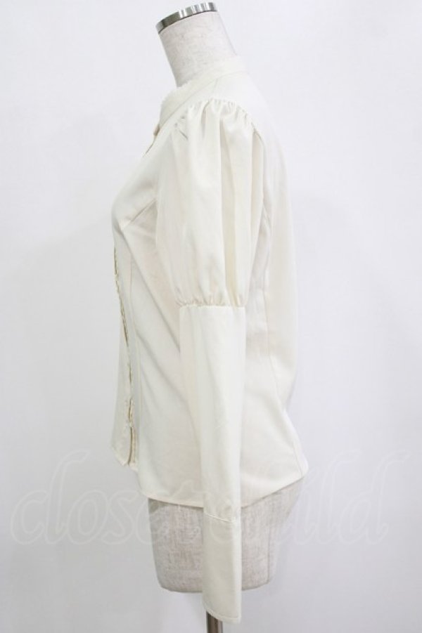 画像2: Kurumi Collaboration / KRデシンジゴスリブラウス M 生成り H-26-02-03-047-GO-BL-NS-ZH (2)