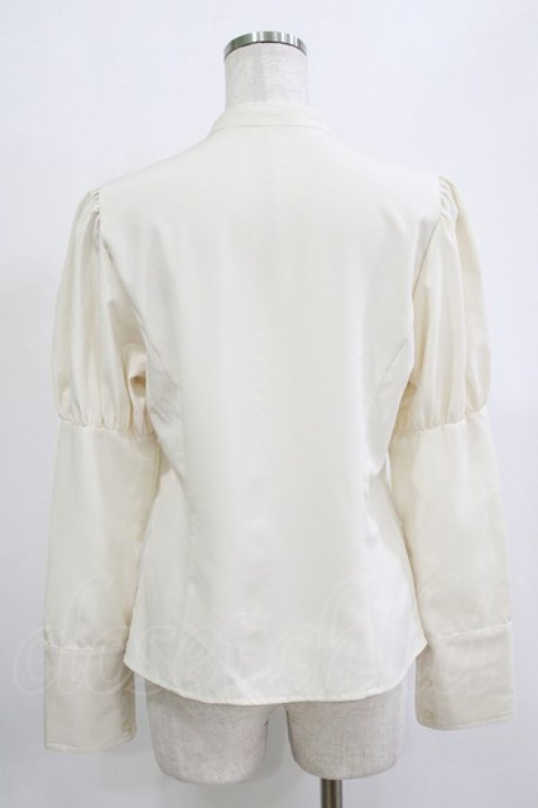 画像3: Kurumi Collaboration / KRデシンジゴスリブラウス M 生成り H-26-02-03-047-GO-BL-NS-ZH (3)