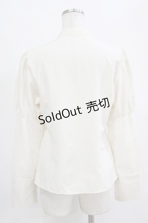 画像3: Kurumi Collaboration / KRデシンジゴスリブラウス M 生成り H-26-02-03-047-GO-BL-NS-ZH (3)