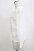 画像2: an another angelus / レースストライプセーラーカラーブラウス Free OFF WHITE H-26-02-03-048-CA-BL-NS-ZH (2)