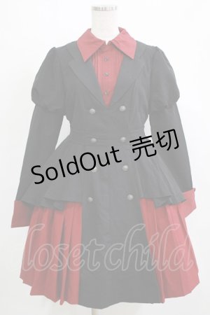 画像: Alice Doll（海外ロリータブランド） / レイヤードワンピース M ブラック H-26-02-03-005-PU-OP-NS-ZH