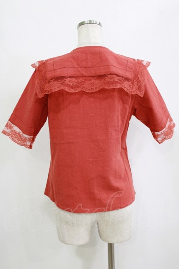 画像3: an another angelus / レース使いスクエアカラーブラウス Free RENGA H-26-02-03-054-CA-BL-NS-ZH (3)