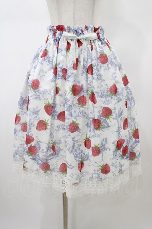 画像1: Jane Marple / A day in jouyのシアースカート  ブルー H-26-02-03-1034-JM-SK-KB-ZH (1)