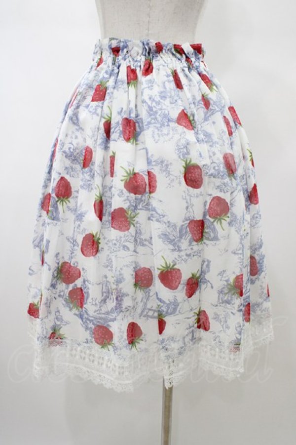 画像2: Jane Marple / A day in jouyのシアースカート  ブルー H-26-02-03-1034-JM-SK-KB-ZH (2)